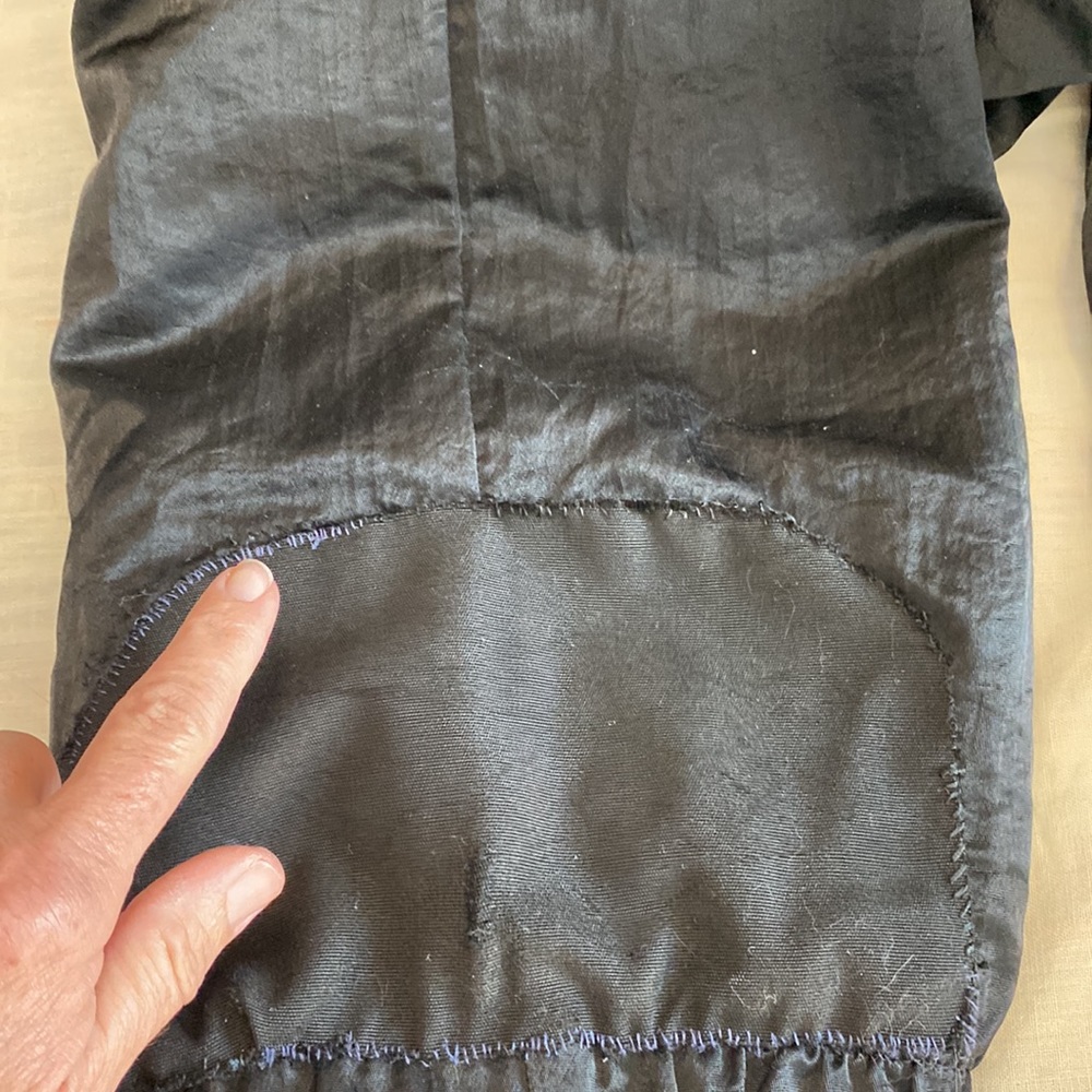 VNTG 1990 NILS Black Satin One Piece Ski Suit Sz 10 - Picture 9 of 15